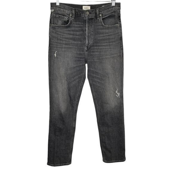 Citizens of Humanity Jolene High-Rise Straight Cropped Jeans - Picture 2 of 11